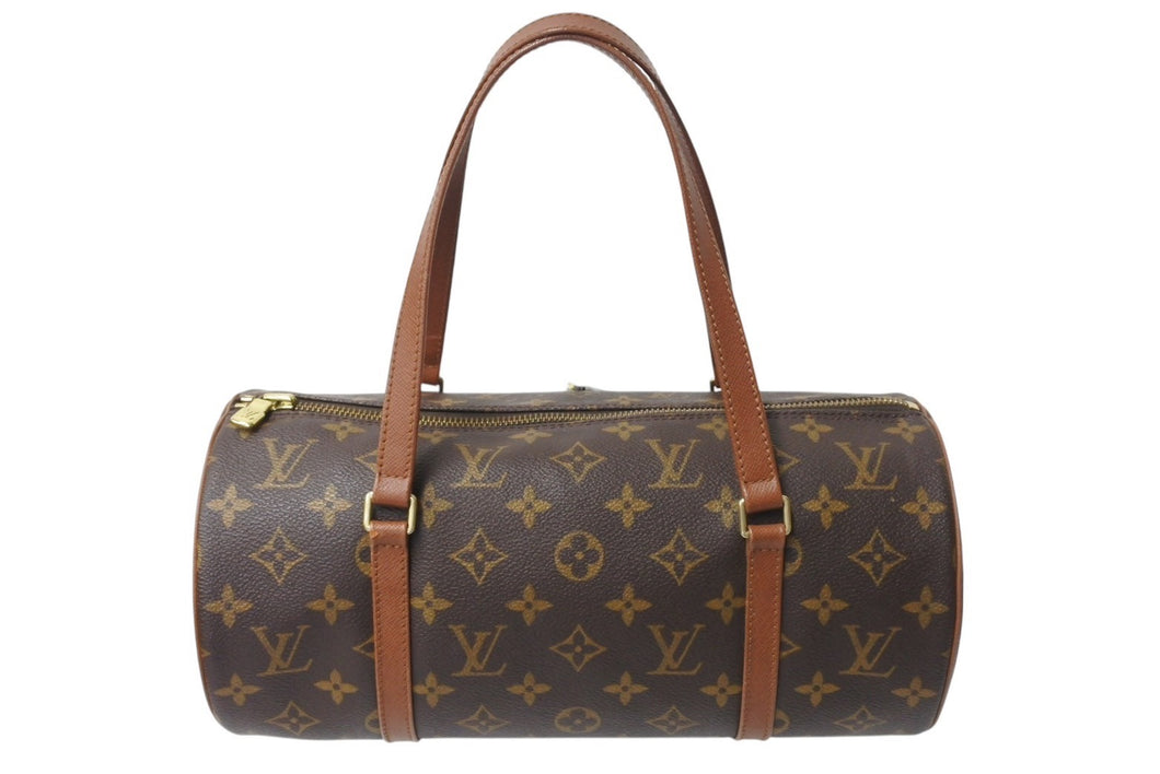 LOUIS VUITTON ルイヴィトン パピヨンGM 横幅30cm ハンドバッグ M51365 モノグラム 筒型 旧型 ゴールド金具 美品 中古 4c069579