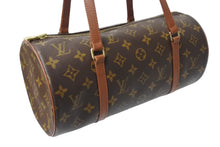 Load image into Gallery viewer, LOUIS VUITTON ルイヴィトン パピヨンGM 横幅30cm ハンドバッグ M51365 モノグラム 筒型 旧型 ゴールド金具 美品 中古 4c069579