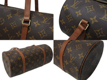 Load image into Gallery viewer, LOUIS VUITTON ルイヴィトン パピヨンGM 横幅30cm ハンドバッグ M51385 モノグラム 筒型 旧型 ゴールド金具 美品 中古 4c069579