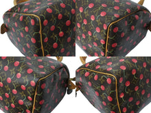 Load image into Gallery viewer, LOUIS VUITTON ルイヴィトン スピーディ25 ハンドバッグ M95009 村上隆 モノグラムチェリー ブラウン 中古 4c069586