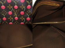 Load image into Gallery viewer, LOUIS VUITTON ルイヴィトン スピーディ25 ハンドバッグ M95009 村上隆 モノグラムチェリー ブラウン 中古 4c069586