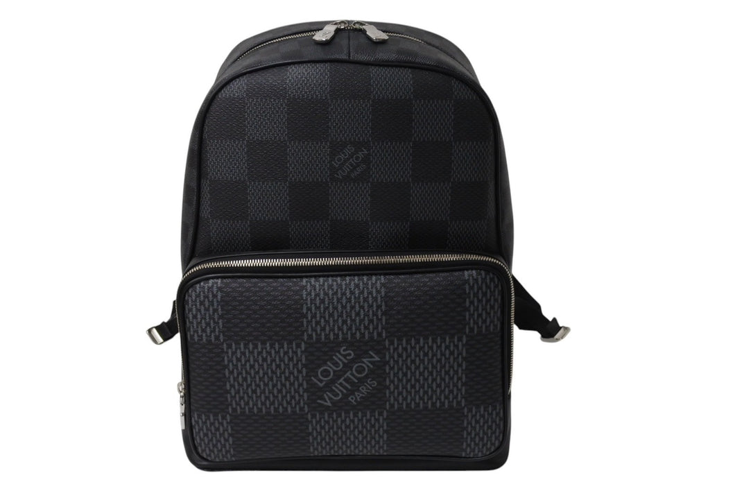 極美品 LOUIS VUITTON ルイヴィトン キャンパス バックパック N50009 ダミエグラフィット 中古 4c69587