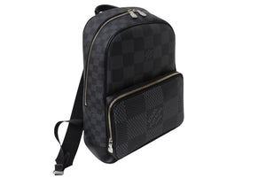 極美品 LOUIS VUITTON ルイヴィトン キャンパス バックパック N50009 ダミエグラフィット 中古 4c69587
