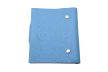 Load image into Gallery viewer, 極美品 HERMES エルメス ユリスPM システム手帳 ユニセックス □R刻印 トゴ ブルージーン シルバー金具 中古 4c069603