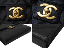 Load image into Gallery viewer, 極美品 CHANEL シャネル マトラッセ ブリーフケース ビジネスバッグ キャビアスキン 0番台 ココマーク ゴールド金具 中古 4c069607