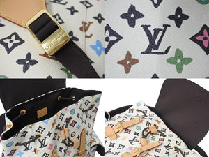 新品同様 LOUIS VUITTON ルイヴィトン モノグラムクラギー クリストファー MM バッグパック タイラーザクリエイター M25240 リュック マルチカラー カーフスキン 中古 4c069621