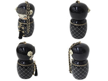 Load image into Gallery viewer, 博物館級 新品同様 CHANEL シャネル ハンドバッグ マトリョーシカ 12番台 上海限定 ブラック ゴールド金具 中古 4c069622