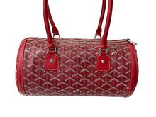 Load image into Gallery viewer, 極美品 GOYARD ゴヤール KIOS キオス PM 限定品 ゴヤールディンキャンバス レッド シルバー金具 中古 4c069626