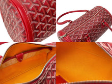 Load image into Gallery viewer, 極美品 GOYARD ゴヤール KIOS キオス PM 限定品 ゴヤールディンキャンバス レッド シルバー金具 中古 4c069626