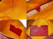 Load image into Gallery viewer, 極美品 GOYARD ゴヤール KIOS キオス PM 限定品 ゴヤールディンキャンバス レッド シルバー金具 中古 4c069626