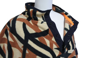 新品未使用 SAINT MICHAEL セントマイケル FLEECE PLOVR フリースプルオーバー SM-YS1-0000-061 サイズL カモ柄 ポリエステル 中古 4c069473