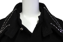 Load image into Gallery viewer, 極美品 WALES BONNER ウェールズボナー Delta Studded Jacket スタッズジャケット 23SS サイズ50 ウール ブラック 中古 4c069651