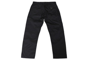 極美品 PRADA プラダ パンツ SPH85 サイズ50 Re-Nylon トライアングル リサイクルナイロン ブラック 中古 4c069659 