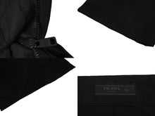 画像をギャラリービューアに読み込む, 極美品 PRADA プラダ パンツ SPH85 サイズ50 Re-Nylon トライアングル リサイクルナイロン ブラック 中古 4c069659 