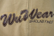 Load image into Gallery viewer, WU WEAR ウーウェア ブルゾン ma-1 スタジャン 刺繍 ベージュ ブラウン レーヨン 毛 サイズXXL 美品 中古 4c069670