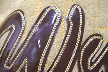 Load image into Gallery viewer, WU WEAR ウーウェア ブルゾン ma-1 スタジャン 刺繍 ベージュ ブラウン レーヨン 毛 サイズXXL 美品 中古 4c069670