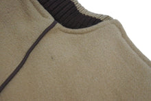 Load image into Gallery viewer, WU WEAR ウーウェア ブルゾン ma-1 スタジャン 刺繍 ベージュ ブラウン レーヨン 毛 サイズXXL 美品 中古 4c069670