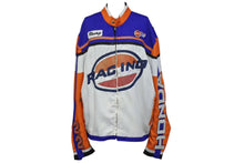 Load image into Gallery viewer, HONDA ホンダ 90s レーシング ジャケット マルチカラー ヴィンテージ アウター レザー コットン サイズXL 良品 中古 4c069713