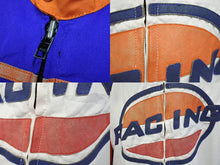Load image into Gallery viewer, HONDA ホンダ 90s レーシング ジャケット マルチカラー ヴィンテージ アウター レザー コットン サイズXL 良品 中古 4c069713