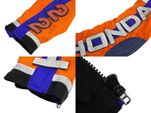 Load image into Gallery viewer, HONDA ホンダ 90s レーシング ジャケット マルチカラー ヴィンテージ アウター レザー コットン サイズXL 良品 中古 4c069713