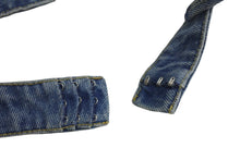 Load image into Gallery viewer, 極美品 PRADA プラダ プランジング Vネック デニム クロップド トップ GFT011 S212 1ZAB コットン ブルー サイズ40 中古 4c069724