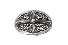 Load image into Gallery viewer, CHROME HEARTS クロムハーツ 1.5クラシック オーバルクロス バックル 重量約158.2g 1989/00 sterling刻印 シルバー925 美品 中古 4c069732