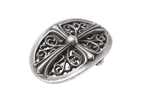 CHROME HEARTS クロムハーツ 1.5クラシック オーバルクロス バックル 重量約158.2g 1989/00 sterling刻印 シルバー925 美品 中古 4c069732