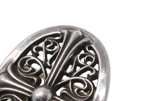 Load image into Gallery viewer, CHROME HEARTS クロムハーツ 1.5クラシック オーバルクロス バックル 重量約158.2g 1989/00 sterling刻印 シルバー925 美品 中古 4c069732