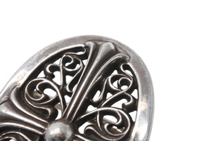 CHROME HEARTS クロムハーツ 1.5クラシック オーバルクロス バックル 重量約158.2g 1989/00 sterling刻印 シルバー925 美品 中古 4c069732