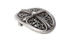 Load image into Gallery viewer, CHROME HEARTS クロムハーツ 1.5クラシック オーバルクロス バックル 重量約158.2g 1989/00 sterling刻印 シルバー925 美品 中古 4c069732
