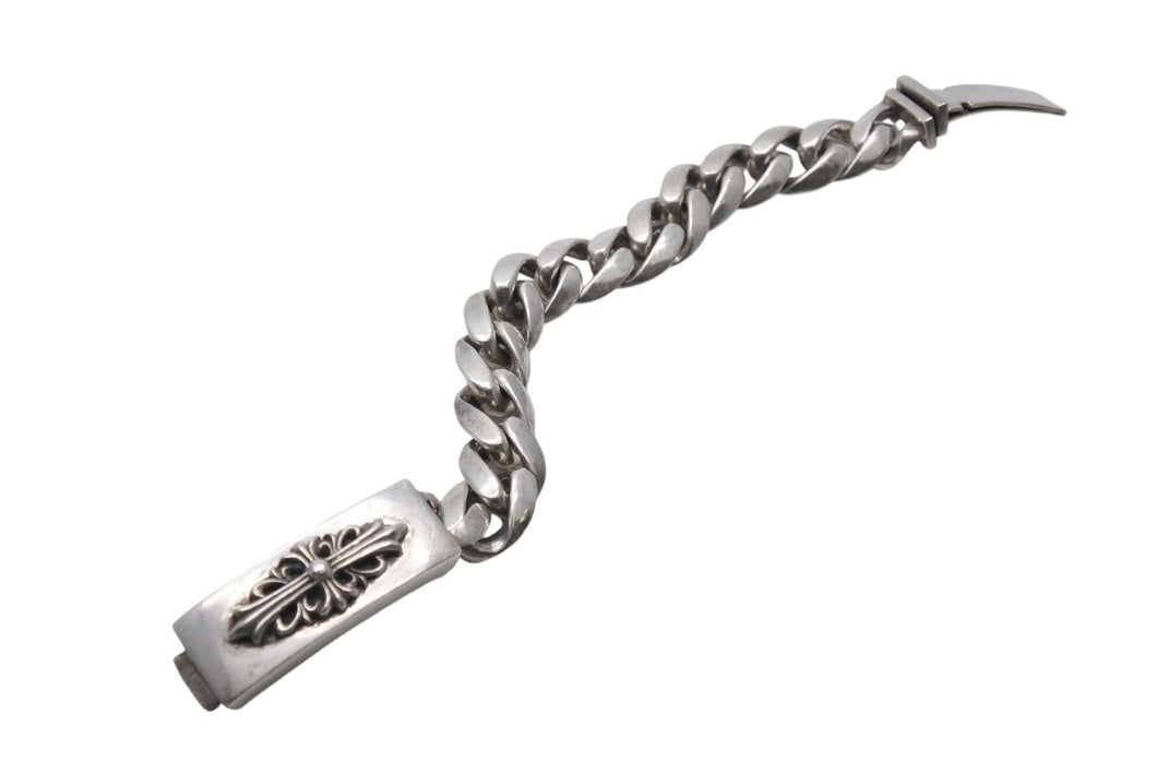 CHROME HEARTS クロムハーツ フローラルクロス IDブレスレット