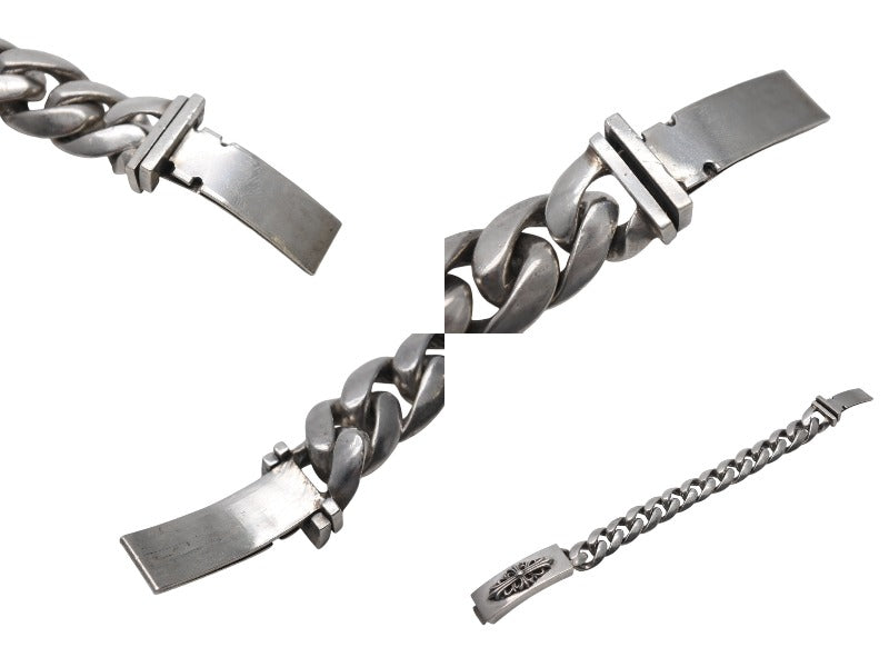 CHROME HEARTS クロムハーツ フローラルクロス IDブレスレット