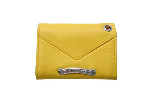 新品未使用 CHROMEHEARTS クロムハーツ TINYWALLET タイニーウォレット CHプラスボタンレザーウォレット レザー シルバー925 中古 4c069737