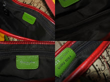 Load image into Gallery viewer, 極美品 Christian Dior クリスチャンディオール サドルバッグ ハンドバッグ ラスタカラー シルバー 04年 中古 4c069738
