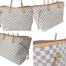 Load image into Gallery viewer, 新品同様 新型 LOUIS VUITTON ルイヴィトン ネヴァーフルGM ダミエ アズール ハンドバッグ N40601 中古 4c069756