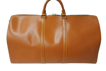 Load image into Gallery viewer, 極美品 LOUIS VUITTON ルイヴィトン キーポル55 ボストンバッグ ジパングゴールド エピレザー M42958 中古 4c069766