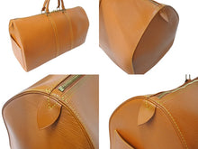 Load image into Gallery viewer, 極美品 LOUIS VUITTON ルイヴィトン キーポル55 ボストンバッグ ジパングゴールド エピレザー M42958 中古 4c069766