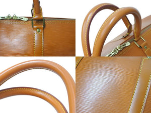 極美品 LOUIS VUITTON ルイヴィトン キーポル55 ボストンバッグ ジパングゴールド エピレザー M42958 中古 4c069766