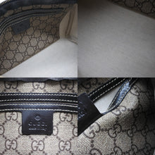画像をギャラリービューアに読み込む, GUCCI グッチ ハンドバッグ 190257 497717 GGスプリーム タトゥープリント ハートチャーム レザー ゴールド金具 美品 中古 4c069810 