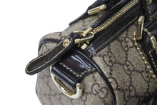 画像をギャラリービューアに読み込む, GUCCI グッチ ハンドバッグ 190257 497717 GGスプリーム タトゥープリント ハートチャーム レザー ゴールド金具 美品 中古 4c069810 