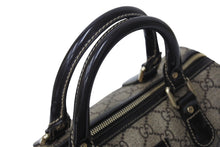 画像をギャラリービューアに読み込む, GUCCI グッチ ハンドバッグ 190257 497717 GGスプリーム タトゥープリント ハートチャーム レザー ゴールド金具 美品 中古 4c069810 