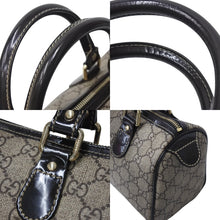 画像をギャラリービューアに読み込む, GUCCI グッチ ハンドバッグ 190257 497717 GGスプリーム タトゥープリント ハートチャーム レザー ゴールド金具 美品 中古 4c069810 