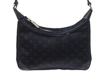 Load image into Gallery viewer, 極美品 LOUIS VUITTON ルイヴィトン リトル ブローニュ ハンドバッグ M92142 モノグラム サテン ブラック 中古 4c069811