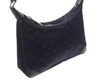 Load image into Gallery viewer, 極美品 LOUIS VUITTON ルイヴィトン リトル ブローニュ ハンドバッグ M92142 モノグラム サテン ブラック 中古 4c069811