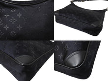 Load image into Gallery viewer, 極美品 LOUIS VUITTON ルイヴィトン リトル ブローニュ ハンドバッグ M92142 モノグラム サテン ブラック 中古 4c069811