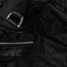 Load image into Gallery viewer, [USED/中古]CHROME HEARTS クロムハーツ ハンドバッグ  SQRRY JO FILI SM ブラック レザー シルバー925 シルバー金具 Bランク 中古 4c069821