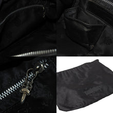 Load image into Gallery viewer, [USED/中古]CHROME HEARTS クロムハーツ ハンドバッグ  SQRRY JO FILI SM ブラック レザー シルバー925 シルバー金具 Bランク 中古 4c069821