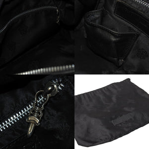 [USED/中古]CHROME HEARTS クロムハーツ ハンドバッグ  SQRRY JO FILI SM ブラック レザー シルバー925 シルバー金具 Bランク 中古 4c069821