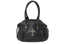 Load image into Gallery viewer, [USED/中古]CHROME HEARTS クロムハーツ ハンドバッグ  SQRRY JO FILI SM ブラック レザー シルバー925 シルバー金具 Bランク 中古 4c069821