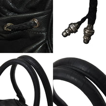 Load image into Gallery viewer, [USED/中古]CHROME HEARTS クロムハーツ ハンドバッグ  SQRRY JO FILI SM ブラック レザー シルバー925 シルバー金具 Bランク 中古 4c069821
